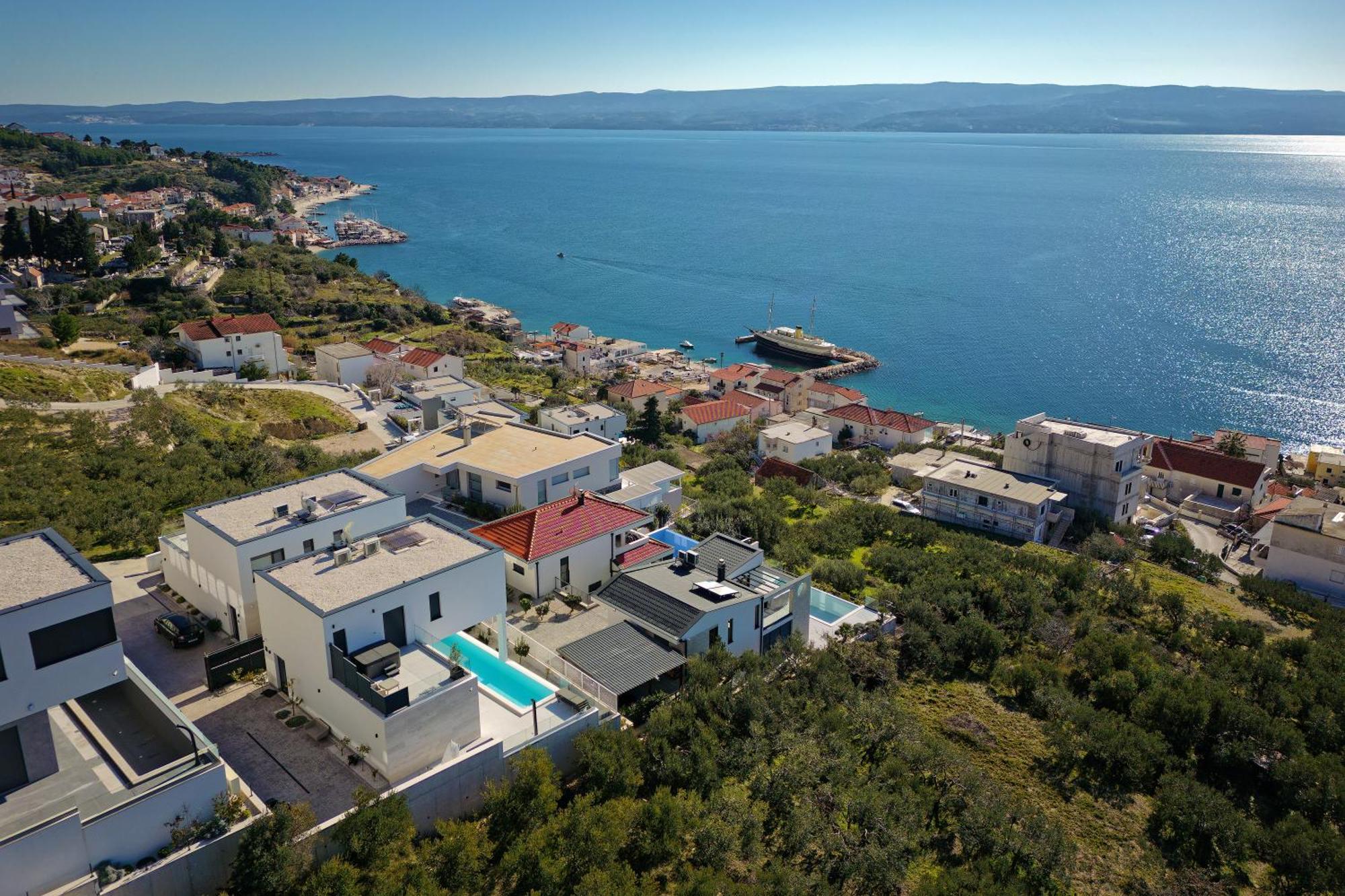 Villa Askana, 3 Bedrooms, 4 Baths, Infinity Pool, Whirlpool, Sea View, Outdoor Kitchen Jesenice  Exterior foto