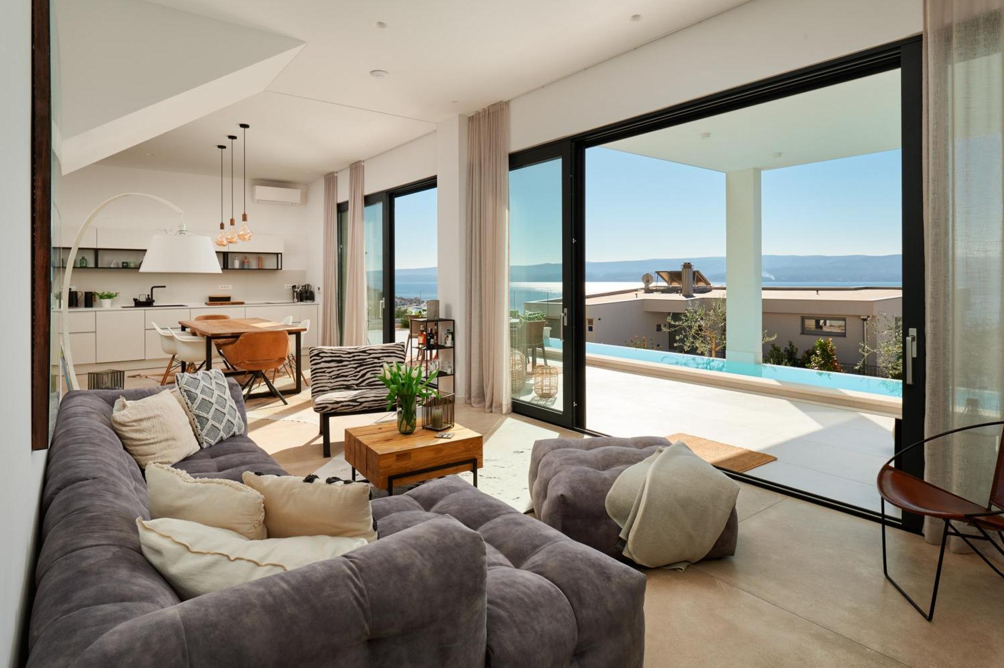 Villa Askana, 3 Bedrooms, 4 Baths, Infinity Pool, Whirlpool, Sea View, Outdoor Kitchen Jesenice  Exterior foto